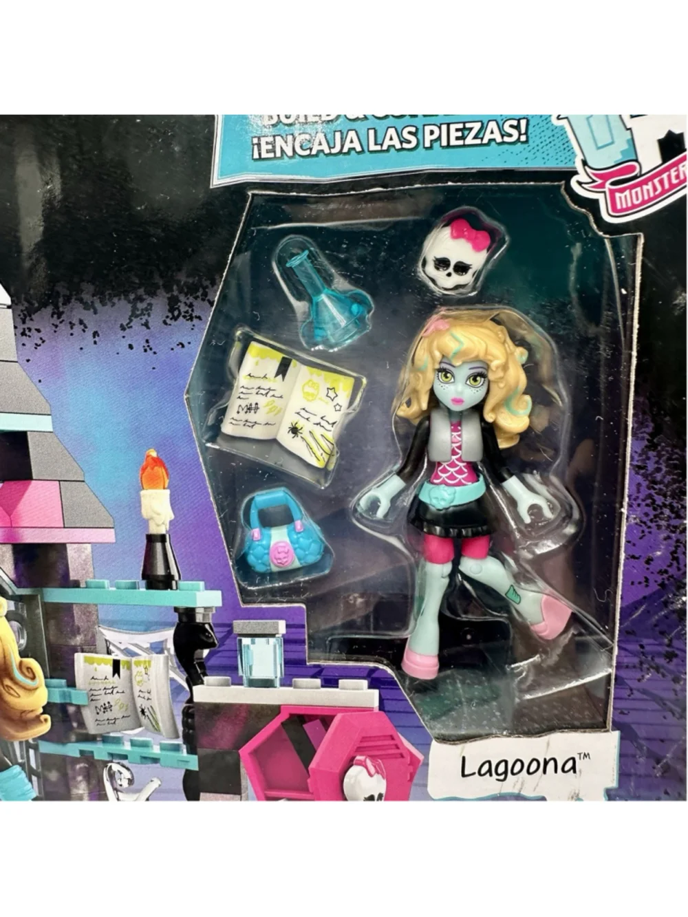 Monster High Biteology Class Mega Bloks Set NOS SEALED 2015 Lagoona Blue
